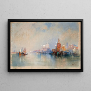 Thomas Moran - The Lagoon Looking toward Santa Maria della Salute.webp