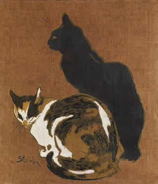 Thophile Alexandre Steinlen - Zwei Katzen.webp
