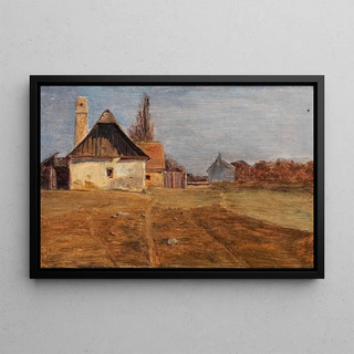 Tina Blau - A Scene in Mannswrth on the Danube.webp