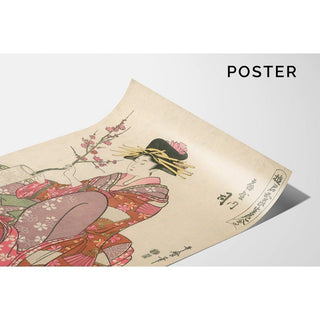 Tsukasa of Ogiya - Kitagawa Utamaro | Reproduction Tableau Décoration murale affiche copie