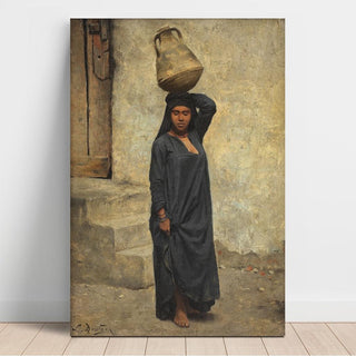 Un transporteur d'eau égyptien - Ludwig Deutsch | Reproduction Tableau Décoration murale affiche copie