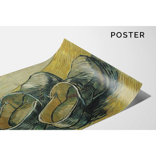 Une paire de sabots en cuir - Vincent Van Gogh | Reproduction Tableau Décoration murale affiche copie