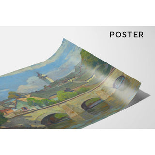 Une petite ville à Spi - Ludovit Cordak | Reproduction Tableau Décoration murale affiche copie