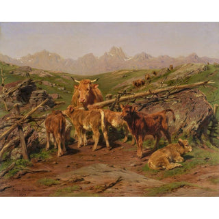 Veaux - Rosa Bonheur | Reproduction Tableau Décoration murale affiche copie