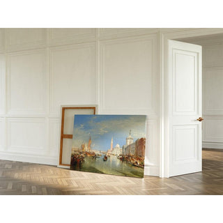 Venise - La Dogana et San Giorgio Maggiore- Joseph Mallord William Turner | Reproduction Tableau Décoration murale affiche copie