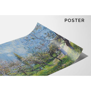 Verger au printemps - Alfred Sisley | Reproduction Tableau Décoration murale affiche copie