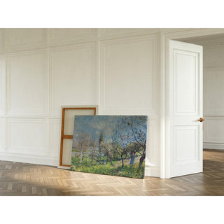 Verger au printemps - Alfred Sisley | Reproduction Tableau Décoration murale affiche copie