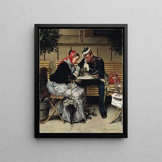 Vilhelm Rosenstand - Outside the Caf A Porta Copenhagen.webp