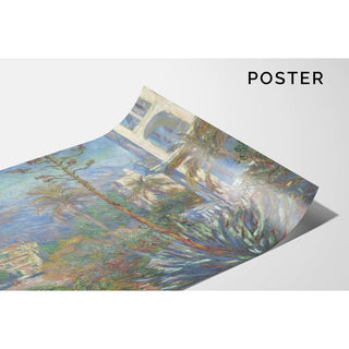 Villas à Bordighera - Claude Monet | Reproduction Tableau Décoration murale affiche copie