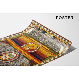 Ville de Berne, n° 4 - Adolf Wölfli | Reproduction Tableau Décoration murale affiche copie