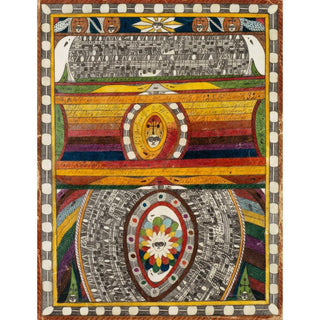 Ville de Berne, n° 4 - Adolf Wölfli | Reproduction Tableau Décoration murale affiche copie