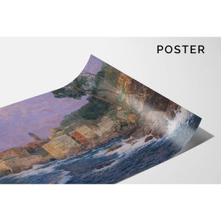 Ville sur la Riviera - Alfred Zoff | Reproduction Tableau Décoration murale affiche copie