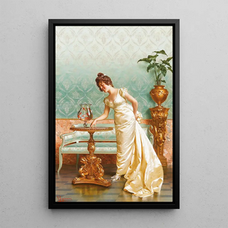 Vittorio Reggianini - Admiring The Goldfish.webp