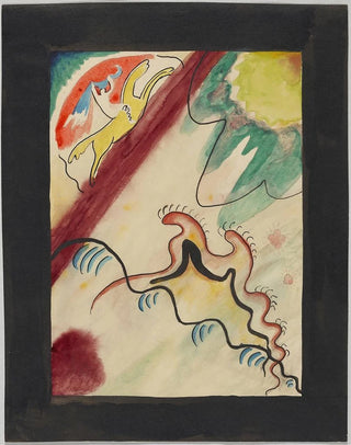Wassily Kandinsky - Design for the cover of the almanac The Blue Rider VIIII.webp