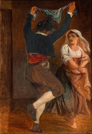 Wilhelm Marstrand - Dancing Italian.webp