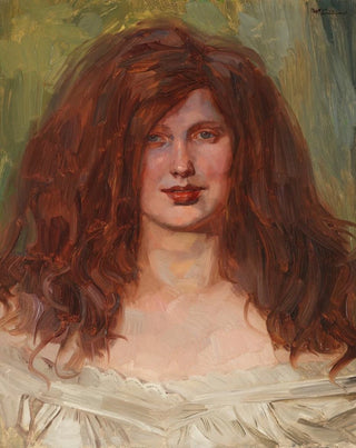 Wilhelm Trbner - Mdchenkopf mit aufgelstem Haar I.webp