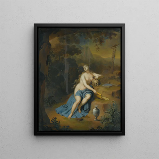 Willem Van Mieris - The Penitent Mary Magdalene In A Landscape.webp