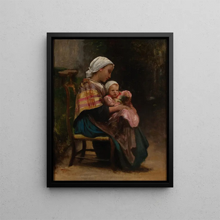 William Bouguereau - Study of a Mother and Child.webp