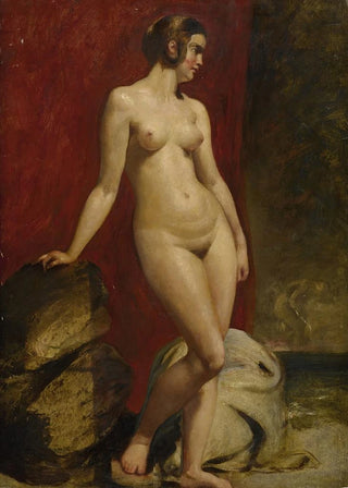 William Etty - A Study Of A Standing Female Nude.webp