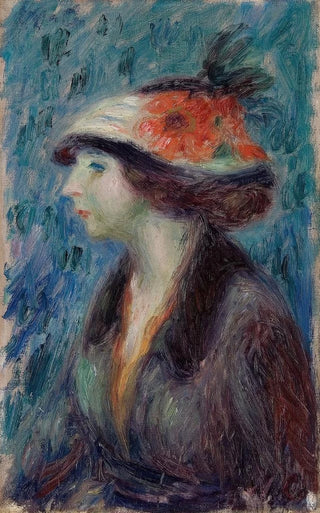 William James Glackens - Girl with Flowered Hat.webp