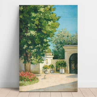 Yerres. De L’Exèdre, Le Porche De La Demeure Familiale - Gustave Caillebotte | Reproduction Tableau Décoration murale affiche copie