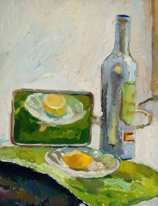 Zygmunt Waliszewski - Still life with a bottle.webp