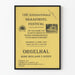 Vintageposter för Internationella orgelfestivalen i Barbarie 1995