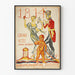 Vintageposter för väggdekoration Kunstnerkarneval 1814
