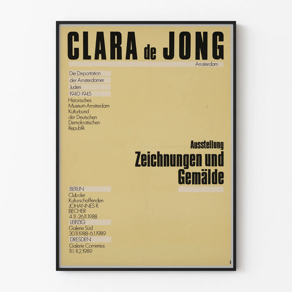 1988-1989-affiche-voor-tentoonstelling-clara-de-jong