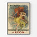 Internationell utställningsaffisch i Lyon 1914 - Vintage väggdekoration