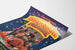 Vintageposter för Internationella orgelfestivalen i Barbarie 1996