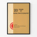 Poster 20 år av nyhetsfotografi Historiska museet