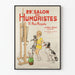 Vintageposter för 29:e Humoristfestivalen 1936 väggdekoration