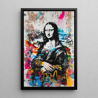 Tableau Street Art – La Joconde Urbaine