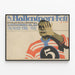 Vintage sportposter 5. Inomhussportfest Berlin — inramlat konstverk på väggen