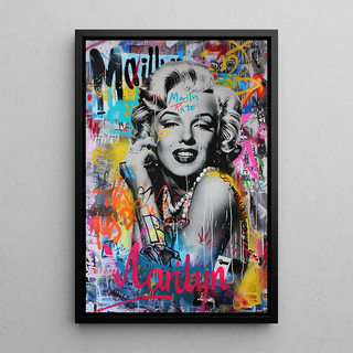 Tableau Street Art – Marilyn Iconique
