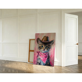 Chat Cowboy-tavla - Pop och Avslappnad Stil