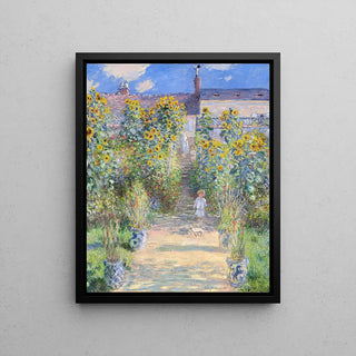 Monets trädgård i Vétheuil - Claude Monet