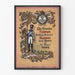 Vintageposter för regementet von Horn, 75 år, 1890