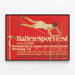 Vintageposter 7:e Hallen-Sport-Fest 1914 Berlin — inramlat konstverk på väggen