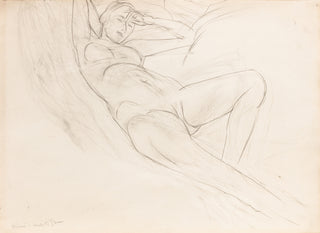 Femme nue allongée, 1927 – dessin d’Henri Matisse