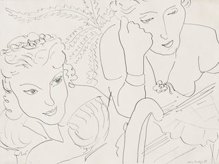 Deux femmes, 1938 – dessin d’Henri Matisse