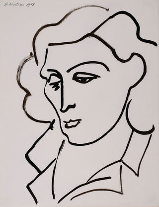 Portrait de Lydia, 1945 – œuvre graphique d’Henri Matisse