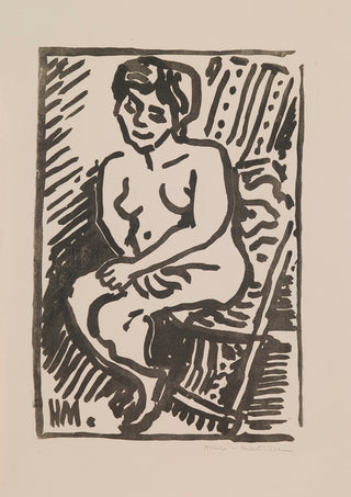 Petite gravure noire, 1906 – gravure sur bois d’Henri Matisse