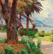 À la Côte d'Azur - Carl Moll — vy av konstverket