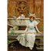 Reproduktion av målningen À la fontaine (Les deux colombes) - Vittorio Matteo Corcos
