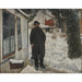 Reproduktion av målningen "À la vieille maison" - Laurits Andersen Ring