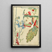 Estampes chinoises pl31 - A F Stoddard Company — inramlat konstverk på väggen