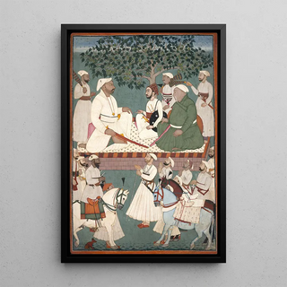 A Master of the Mandi atelier - Maharaja Sidh Sen Receiving an Embassy.webp