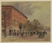 Vue de Washington, blickande längs Pennsylvania Avenue mot det ofärdiga Kapitolium, Hôtel National till vänster, nr 2 - A Meyer — vy av konstverket